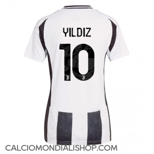 Maglie da calcio Juventus Kenan Yildiz #10 Prima Maglia Femminile 2024-25 Manica Corta